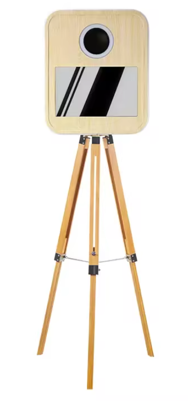 vintage houten photobooth